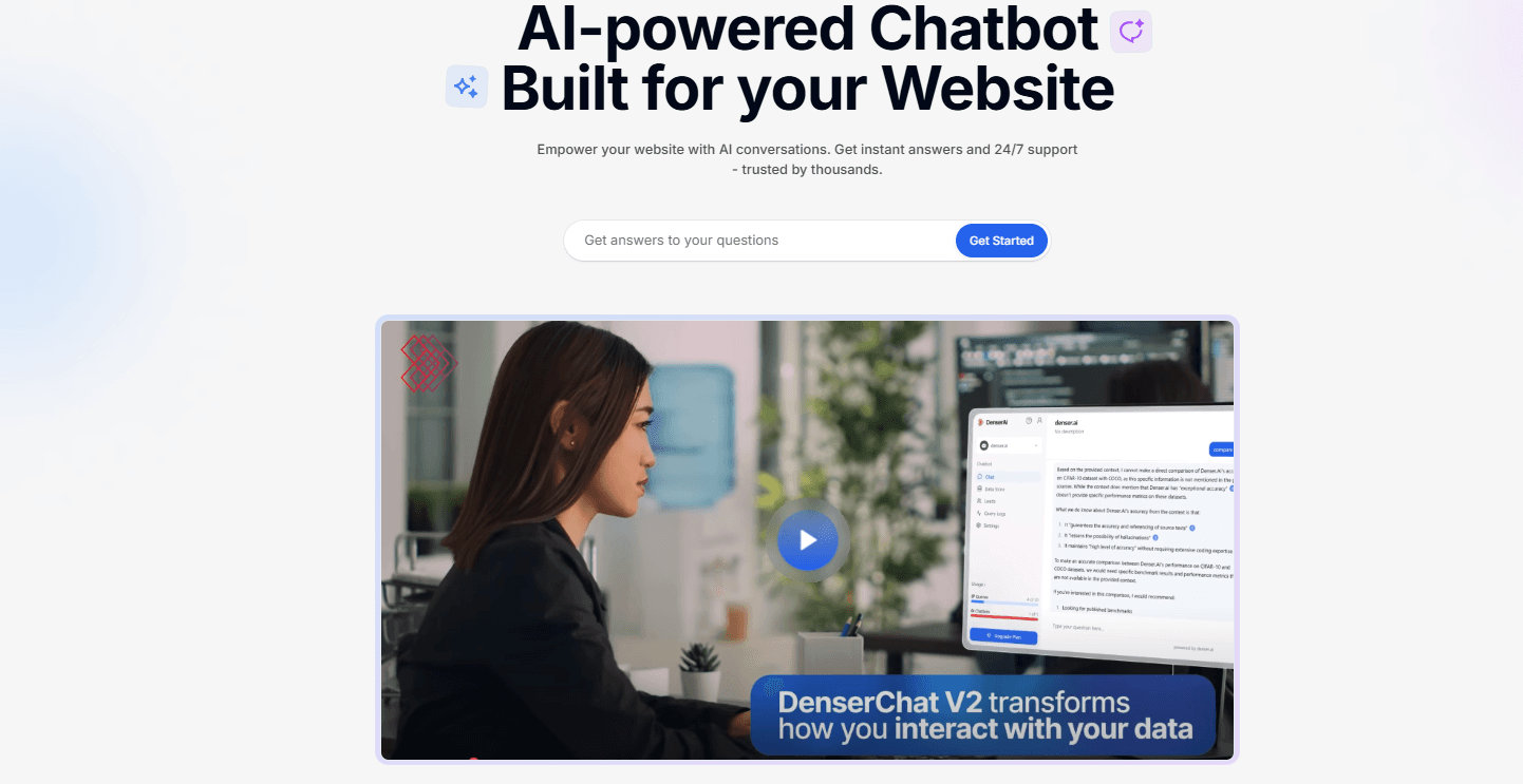 Denser_AI_website