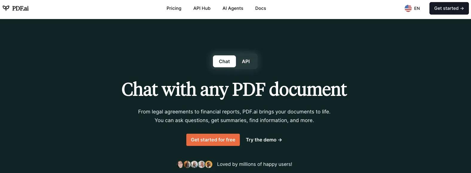 PDF.ai - Multi-Document ChatPDF Alternative