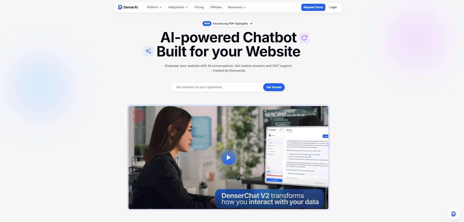 Denser_AI_website