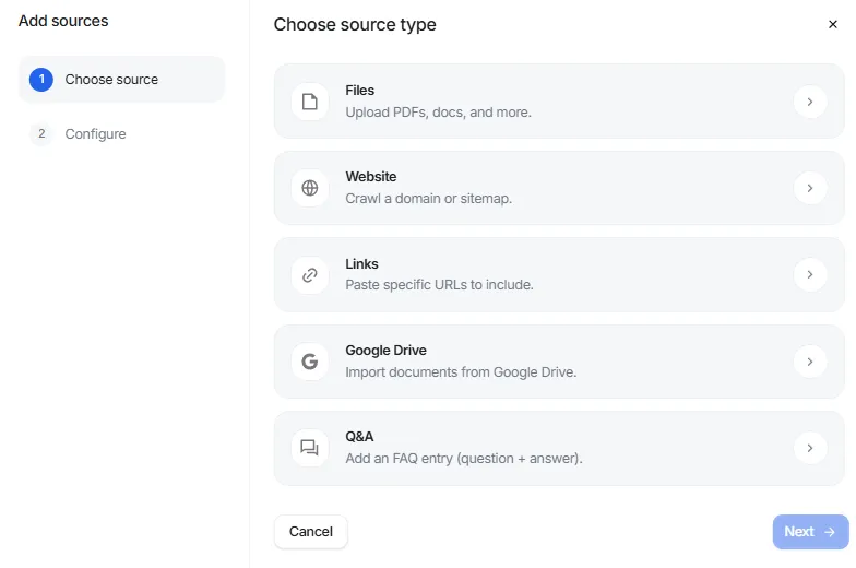 Denser AI RAG architecture