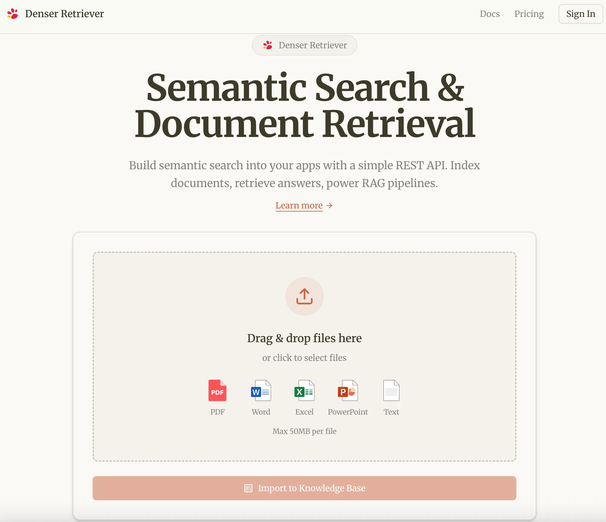 Denser Retriever paragraph-level citations