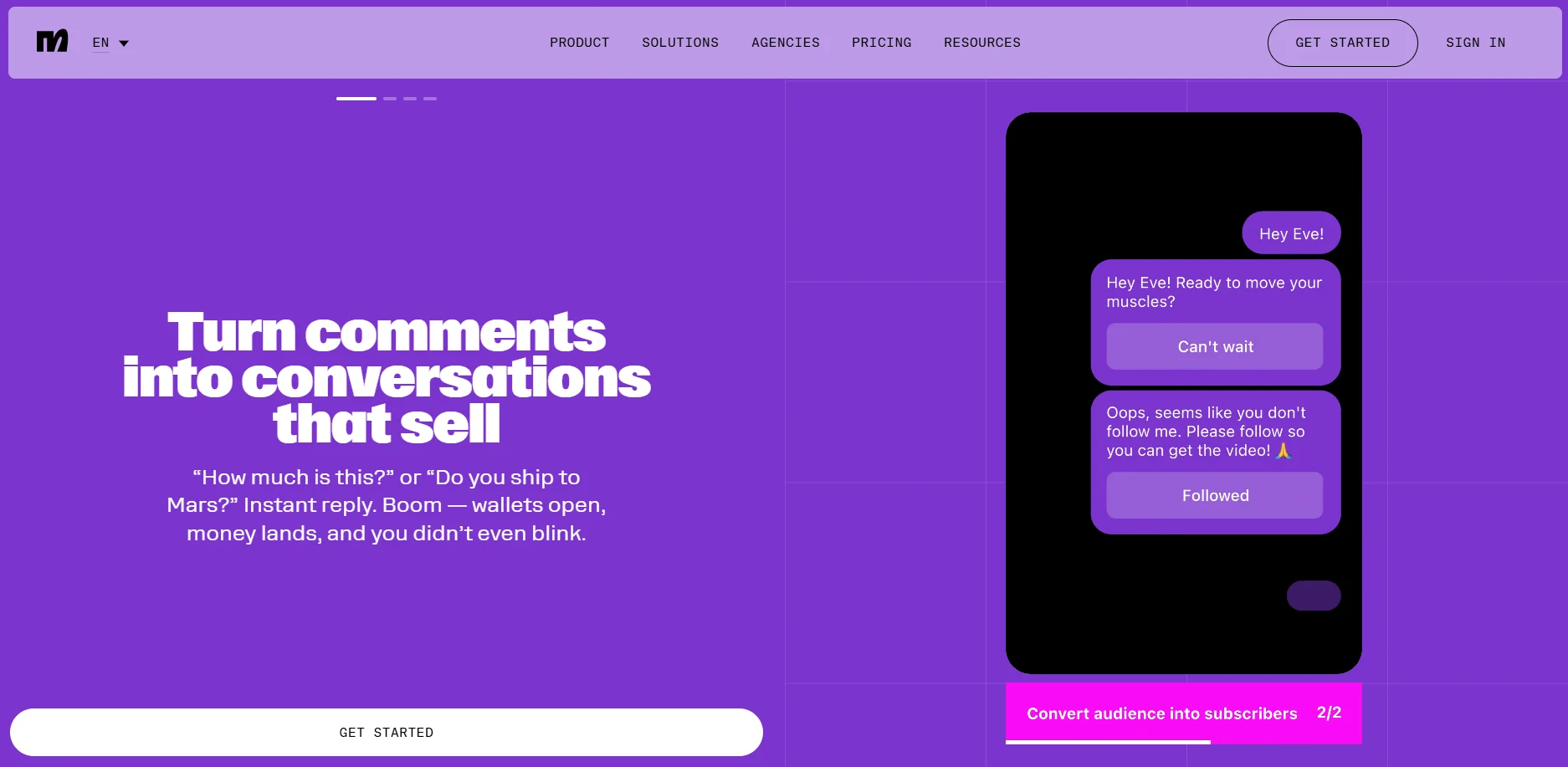ManyChat Instagram automation flow builder for social messaging and lead capture