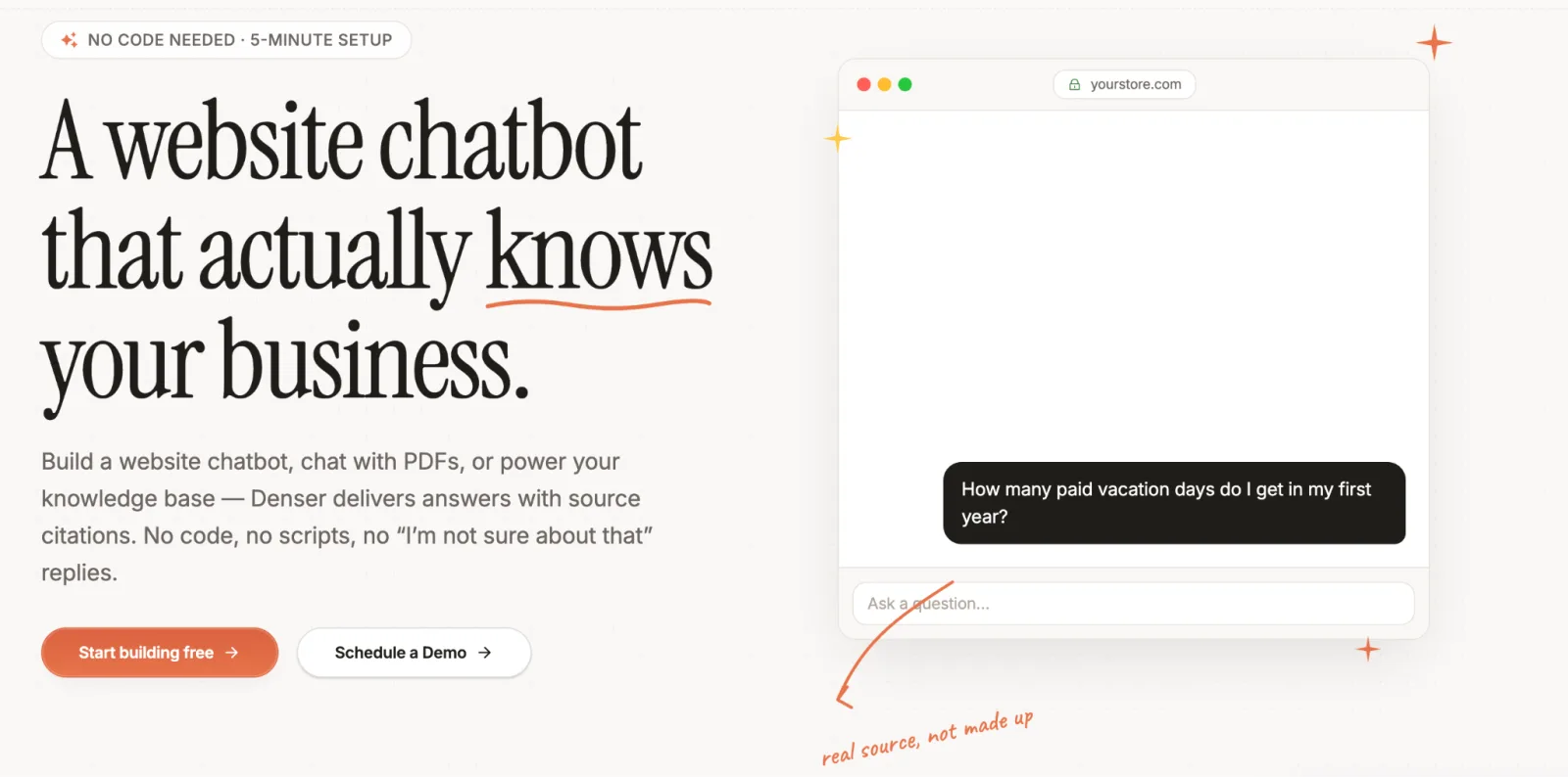 Manychat vs Denser AI — head-to-head comparison of social DMs versus website AI