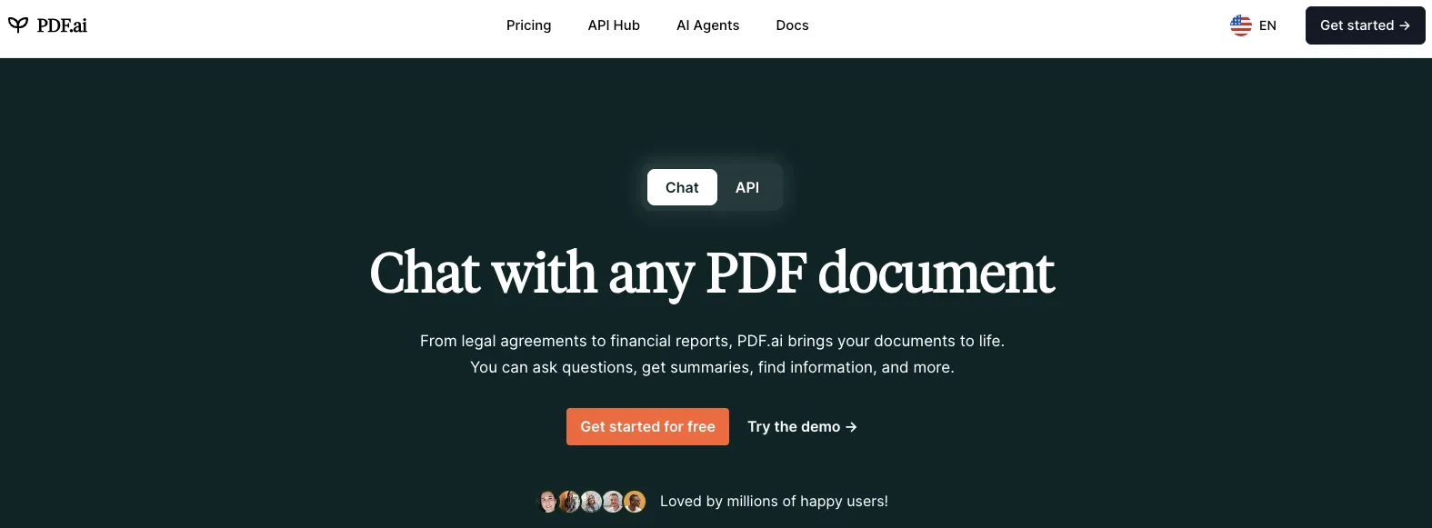 PDF.ai - Multi-Document ChatPDF Alternative