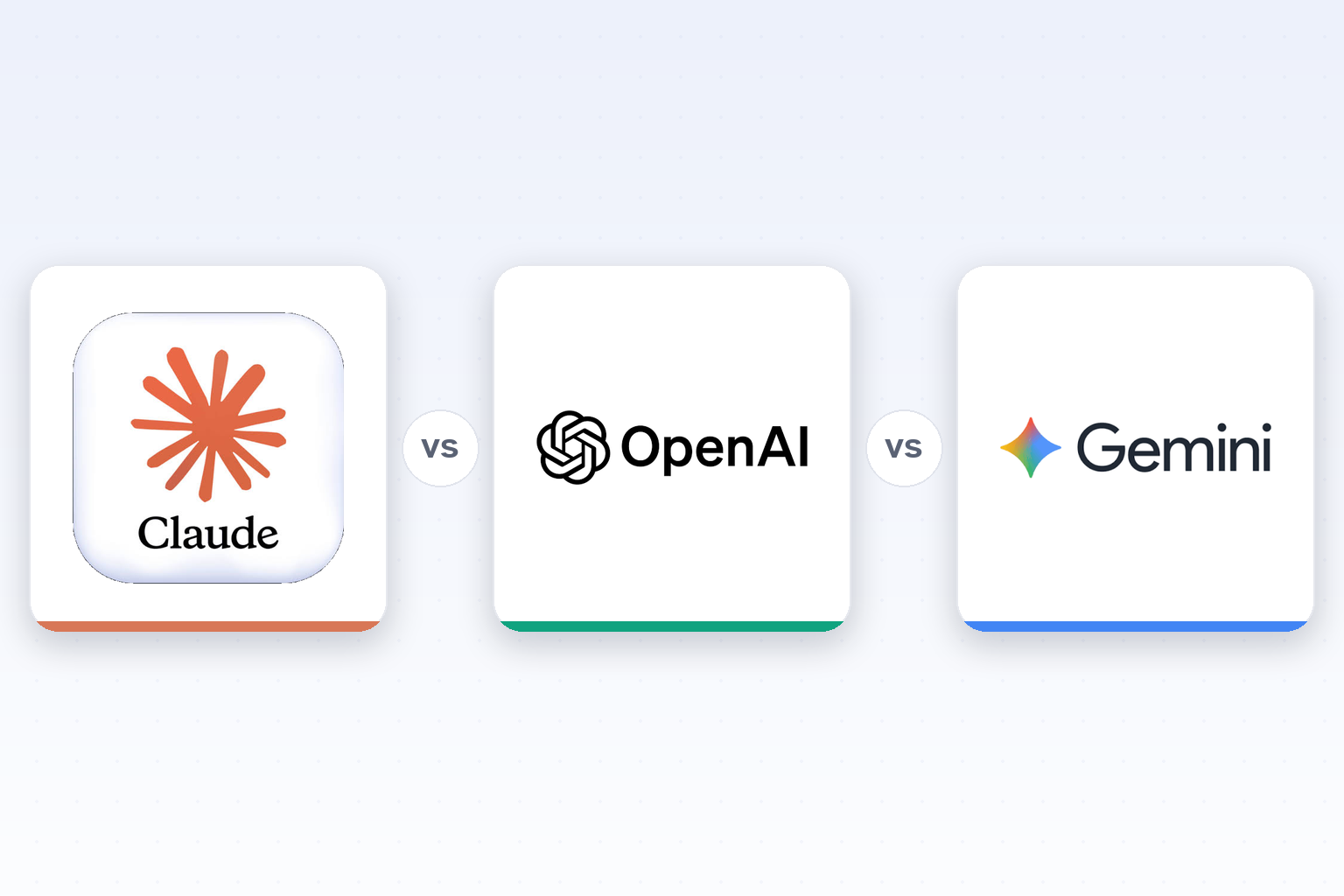 Claude vs ChatGPT vs Gemini — three frontier AI models compared for coding, writing, RAG, and enterprise use