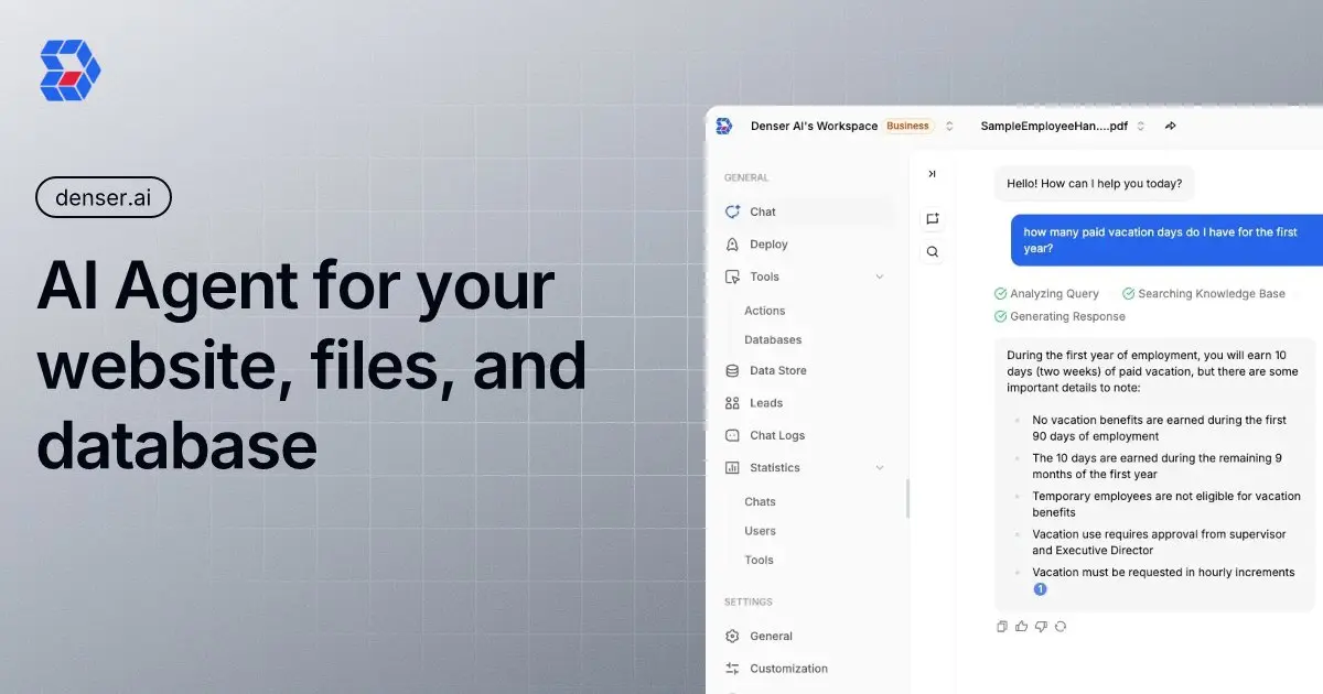 Denser AI Plan Selection Guide: Which Plan Is Right for Your Business?