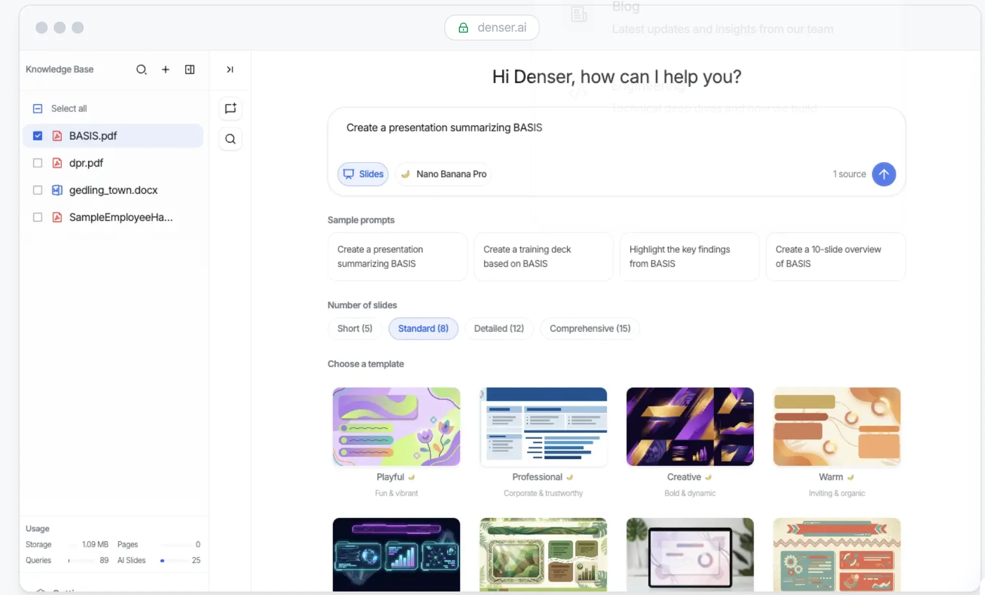 denser-ai-customer-support