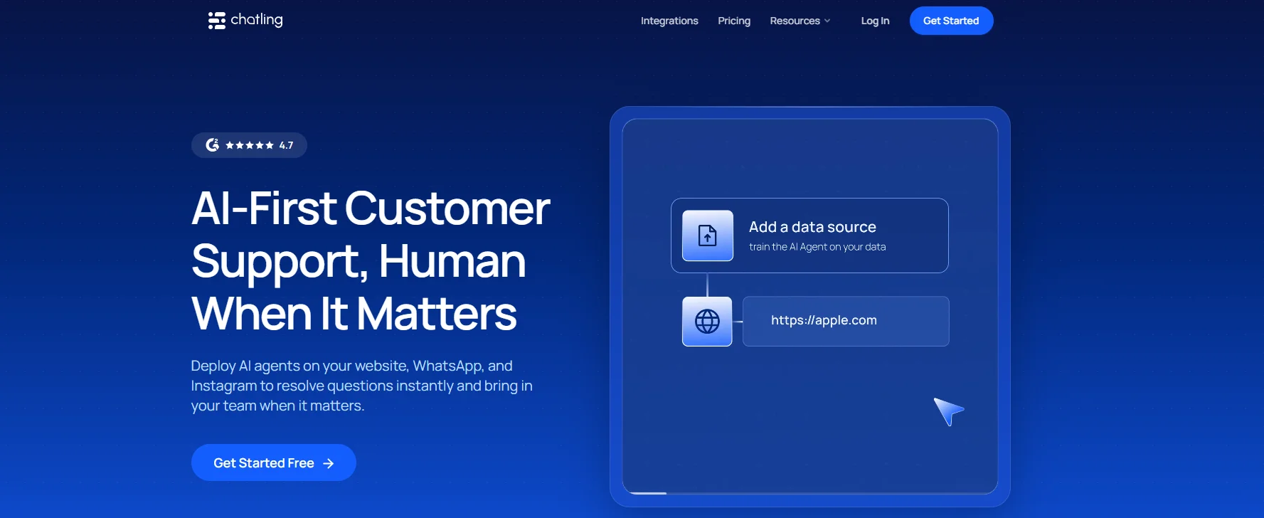 Chatling no-code AI chatbot builder