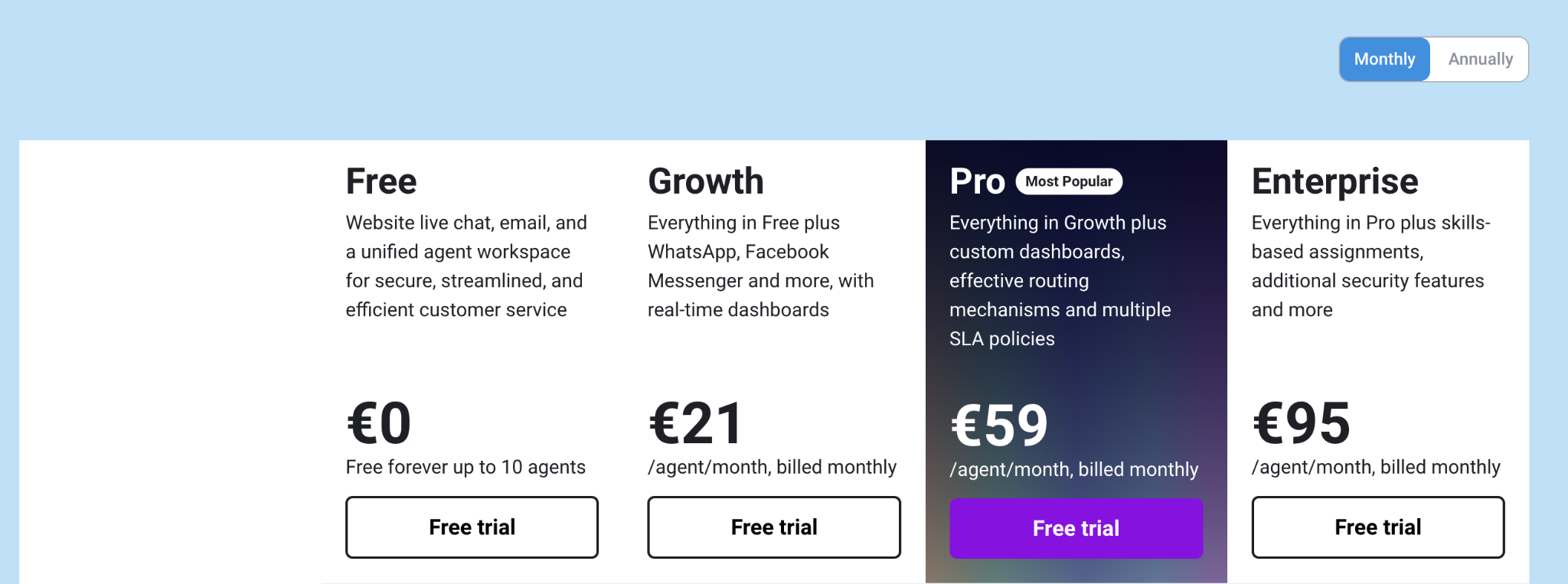 Freshchat_pricing