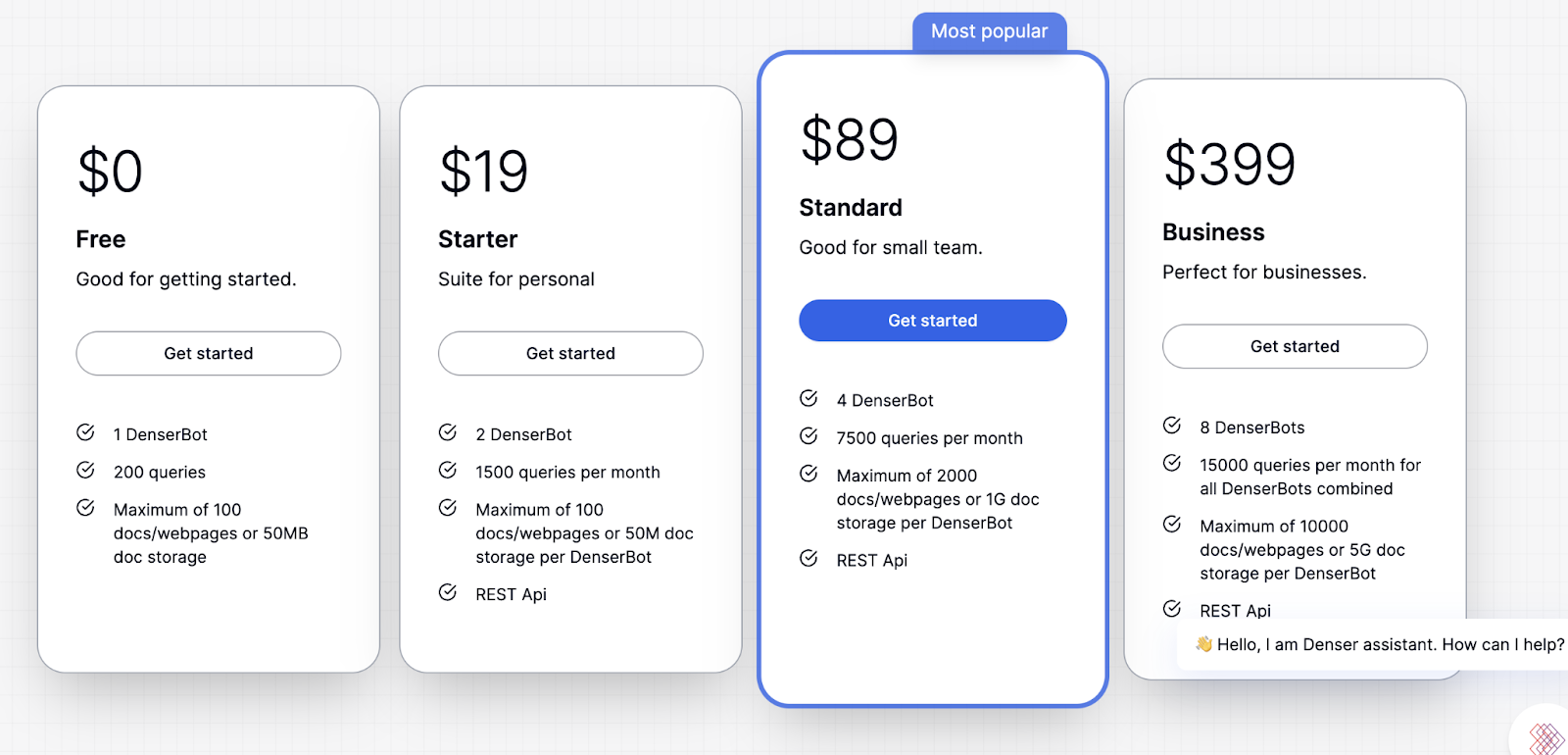 Denser_ai_pricing_2