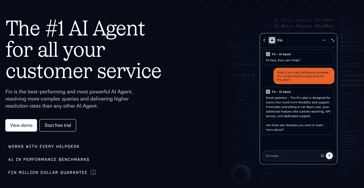 Intercom AI customer service platform