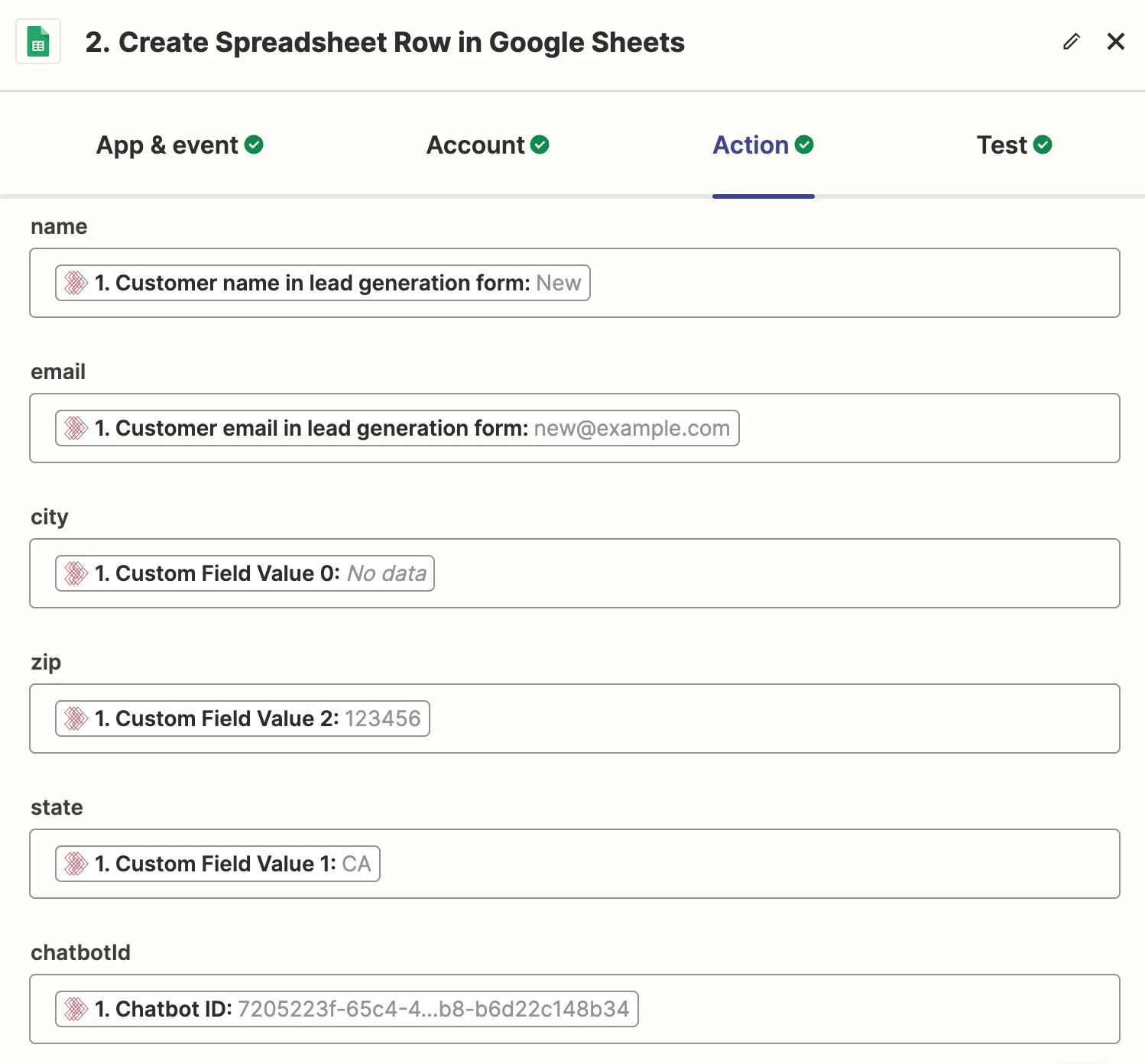 Use Custom Field Value